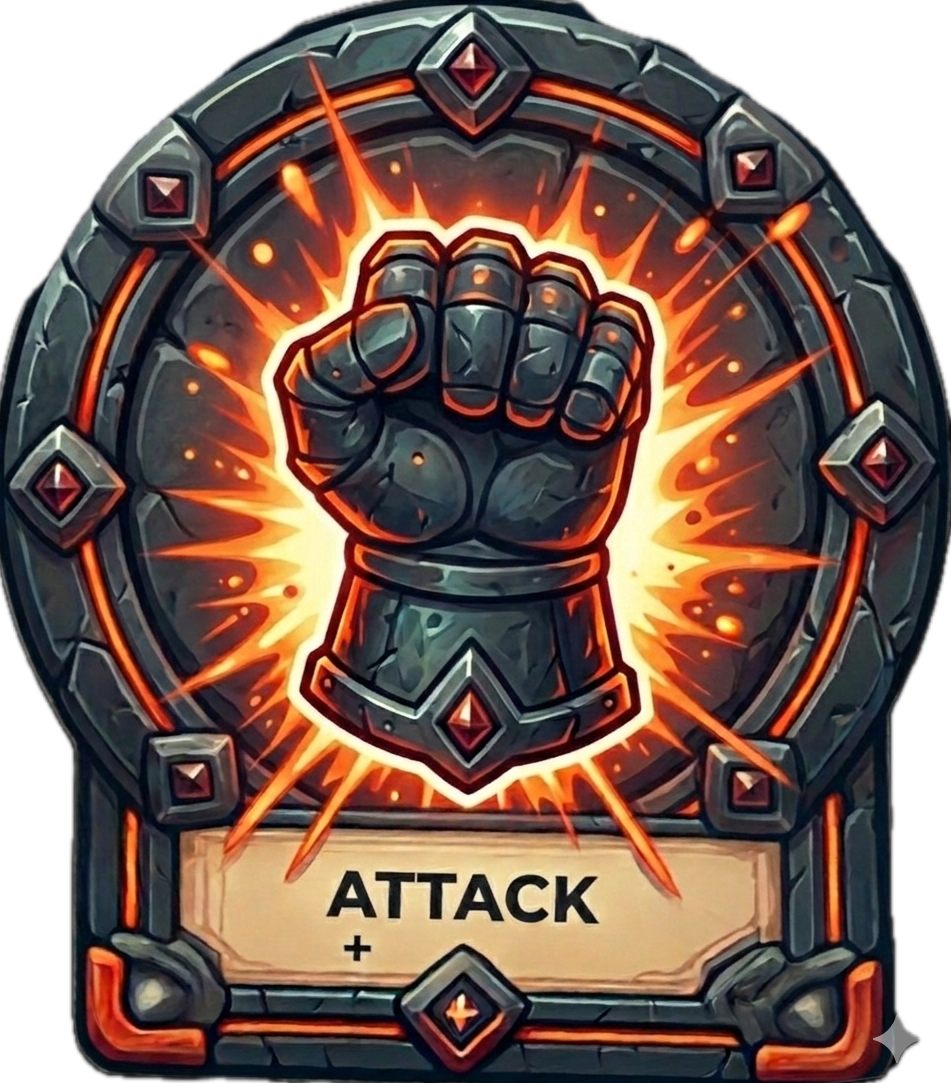 Attack action icon